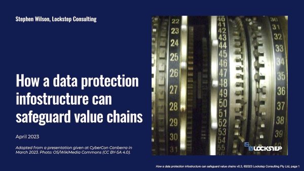 How a data protection infostructure can safeguard value chains: Click to download PDF.